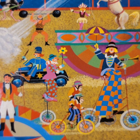 Mega puzzles Hometown collection "at the circus" 1000 piece puzzel. Bright fun - Picture 5 of 7